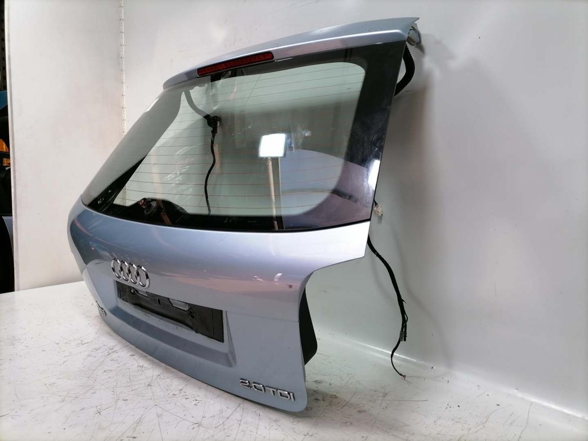 Audi A3 8P original Heckklappe mit Heckscheibe LY5J Liquidblau 3-T&uuml;rer Bj.2004